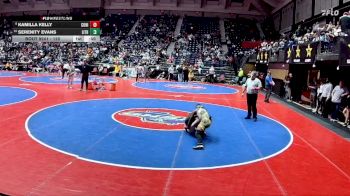 120 lbs Cons. Round 2 - Serenity Evans, Lithonia vs Kamilla Kelly, Collins Hill
