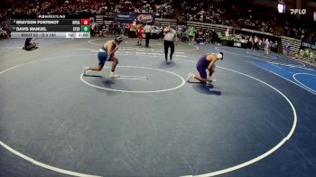 D 3 190 lbs Champ. Round 1 - DAVIS MANUEL, St. Edmund vs Braydon Fontenot, Opelousas Catholic
