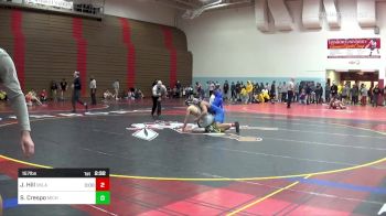 157 lbs Round Of 32 - Jared Hill, Oklahoma - Unatt vs Skyler Crespo, Michigan State