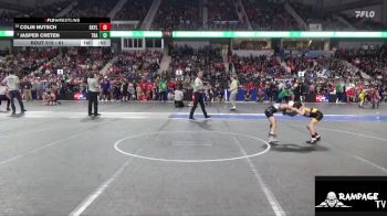 61 lbs Champ. Round 1 - Jasper Creten, Trailblazer vs Colin Nutsch, Central Kansas Young Lions
