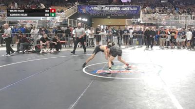 106 1A Quarterfinal - Corbin Helm, Hernando vs Ryan Rojo, Miami Christian School