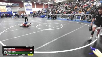 138 lbs Cons. Round 5 - Zachary Smith, Great Oaks vs Spencer Ohr, Westminster
