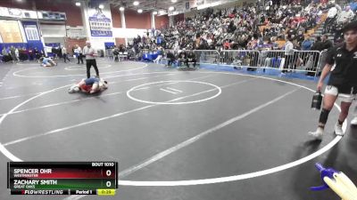 138 lbs Cons. Round 5 - Zachary Smith, Great Oaks vs Spencer Ohr, Westminster