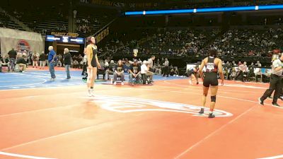 120 Class 1 lbs Quarterfinal - Jena Gumahin, Ft. Zumwalt South vs Hailey Lewis, Penney