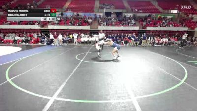 170 lbs Round 5 - 1st, 3rd, 5th, And 7th - Tibarek Abiey, Allen vs Maddie Moore, Katy Cinco Ranch