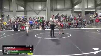 90 lbs Cons. Semi - Cannon Klukvin, Mill Valley vs Walter Hulse, Ellsworth