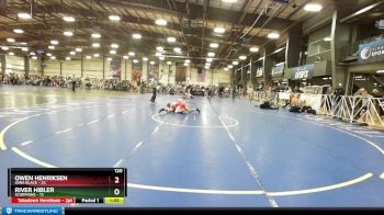 120 lbs Rd# 1 9:00am Friday - Owen Henriksen, Iowa Black vs River Hibler, Scorpions