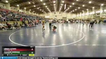 127 lbs Round 2 (6 Team) - Madison Sherman, Utah Gold vs Jenna Lucero, Gold Rush