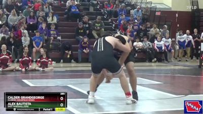 285 lbs Cons. Round 1 - Calder Grandgeorge, Clarion-Goldfield-Dows vs Alex Bautista, East Marshall/GMG