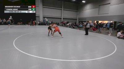 215 lbs Cons. Rd Of 16 - Brandon Salinas, Dead Shot Wrestling Club vs Conor LeDuc, Flathead High School Wrestling