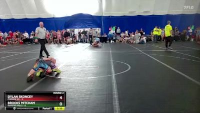 76 lbs Round 2 (8 Team) - Brooks Mitcham, Olmsted Falls vs Dylan Skoncey, Phoenix WC