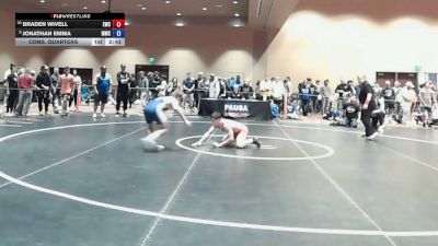 132 lbs Cons. Quarters - Braden Wivell, Exodus Wrestling Club vs Jonathan Emma, Mac Wrestling Club