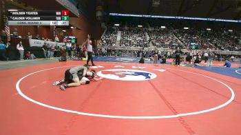 2A-157 lbs Cons. Round 3 - Holden Yeates, Wind River vs Calder Vollmer, Tongue River