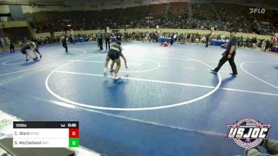 126 lbs Consi Of 16 #1 - Charlie Ward, Randall Youth Wrestling Club vs Spencer McClelland, Salina Wrestling Club