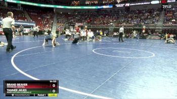 1A-132 lbs Quarterfinal - Tanner Arjes, North Butler-Clarksville vs Brand Beaver, Woodbury Central