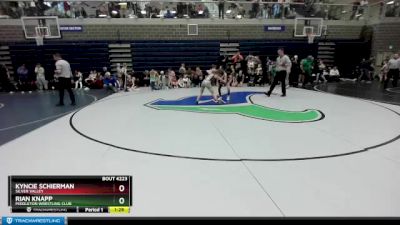 85 lbs Semifinal - Rian Knapp, Middleton Wrestling Club vs Kyncie Schierman, Silver Valley