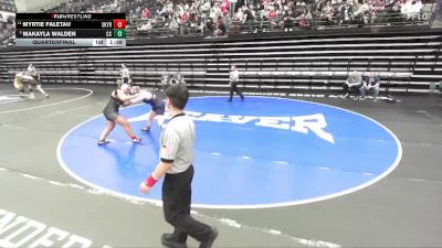 6A 190 lbs Quarterfinal - Makayla Walden, Corner Canyon vs Myrtie Faletau, Skyridge