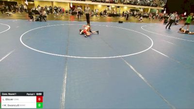 Boys 3rd-4th Grade - 67 Cons. Round 1 - Lawson Bloyer, Iowa vs Marshall Swancutt, Big Game Wrestling Club