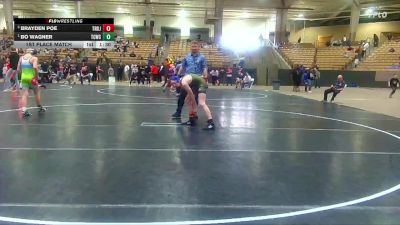 112 lbs 1st Place Match - Bo Wagner, Stars Wrestling Club vs Brayden Poe, Dandridge Wrestling Club