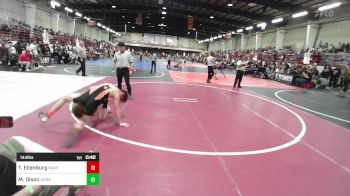 144 lbs Consi Of 16 #2 - Tyler Ellenburg, Martinez School Of Wrestling vs Mathias Olson, Darkhorse WC