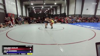 115 lbs Quarterfinal - Adalene Aguilar, Washington vs Nevis Saunders, Texas