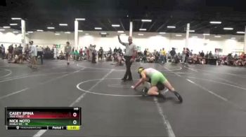 145 lbs Semis (4 Team) - Casey Spina, Yale Street vs Nick Noto, Diablo WC