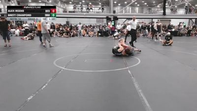 120 lbs Round 1 (6 Team) - Alex Rozas, Team Shutt B Team vs Brett Crawford, Savage WA Boogiemen