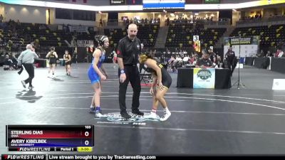 103 lbs Cons. Semi - Sterling Dias, Iowa vs Avery Kibelbek, King University