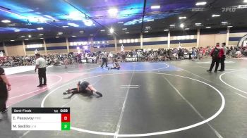 100 lbs Semifinal - Elijah Passovoy, Pride WC vs Manuel Sedillo, LV Bears WC