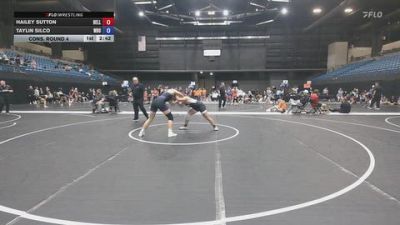 160 lbs Cons. Round 4 - Taylin Silco, Wayland Baptist University vs Hailey Sutton, Bellevue