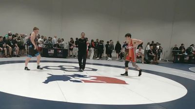 65 kg Cons. Sub-rd Of 16 - Thomas Lindsay, Ohio Crazy Goats Wrestling vs Brody Schmitt, MWC Wrestling Academy