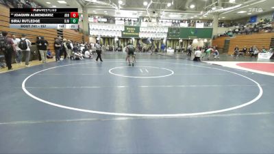 157 lbs Cons. Round 4 - Joaquin Almendariz, Arroyo vs Siraj Rutledge, Slam Academy