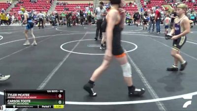 96 lbs Cons. Round 4 - Tyler McAtee, Matside Wrestling Acadamy vs Carson Foote, Midwest Destroyers