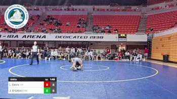 106 lbs Rr Rnd 2 - Liam Davis, Lake Highland Prep vs Jayden Grijalva, Derby