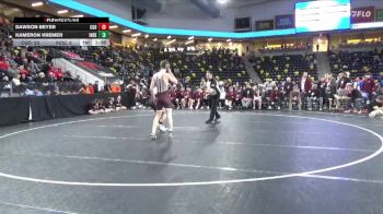 150 lbs Finals (1st & 3rd) - Kameron Kremer, Independence vs Dawson Beyer, Clarion-Goldfield-Dows
