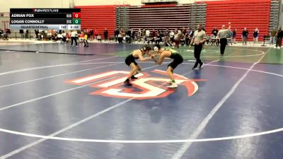 133 lbs Quarterfinal - Logan Connolly, St. Vincent College vs Adrian Fox, Randolph