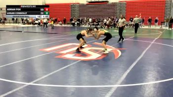 133 lbs Quarterfinal - Logan Connolly, St. Vincent College vs Adrian Fox, Randolph