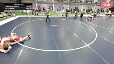 Junior Boys - 175 lbs Cons. Round 6 - Matthew Gazda, Arizona vs Eli Larson, Alber Athletics Wrestling Club