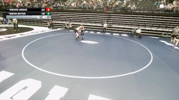 4A 132 lbs 3rd Place Match - Trevor Angus, Uintah vs Simon Boyer, Timpanogos