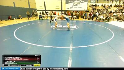 174 lbs Quarterfinal - Nathan Wynsma, University Of Wisconsin-Platteville vs Luke Silva, Aurora Universtiy