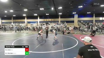 78 lbs Quarterfinal - Weston Ekle, Mid Valley Wr Ac vs Mason Worden, Gold Rush Wr Ac