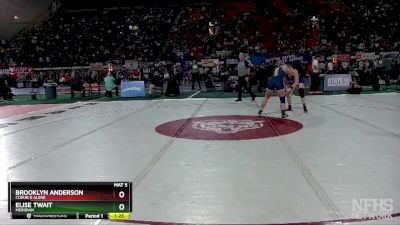 G 152 lbs Semifinal - Elise Twait, Meridian vs Brooklyn Anderson, Coeur D Alene