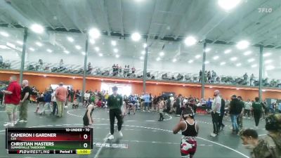 70 lbs Cons. Semi - Christian Masters, Summerville Takedown vs Cameron I Gardner, C2X