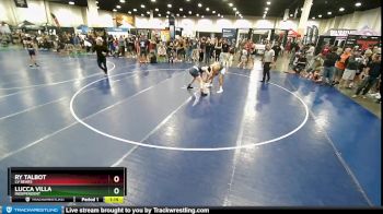 120-127 lbs Round 3 - Ry Talbot, LV Bears vs Lucca Villa, Independent