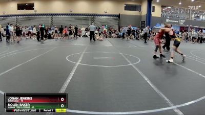 160 lbs Round 1 (4 Team) - Jonah Jenkins, Ohio Gold vs Nolen Baker, Junior Terps Xtreme