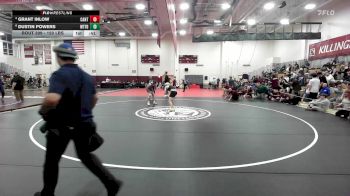 150 lbs Consolation - Grant Inlow, Canton vs Dustin Powers, Waterford