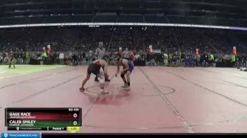 D2-135 lbs Champ. Round 1 - Caleb Smiley, Monroe Jefferson vs Gage Race, Jackson Northwest
