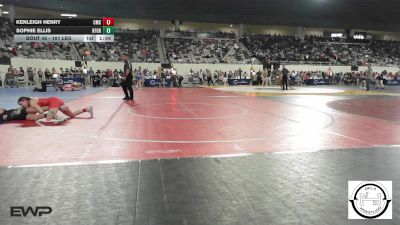 101 lbs Round Of 32 - Kenleigh Henry, Comanche MS vs Sophie Ellis, Kingfisher YellowJackets