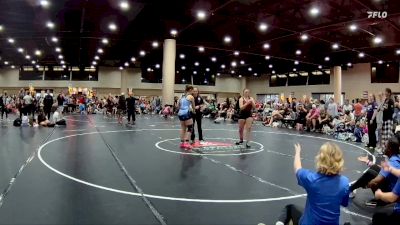 155 lbs Round 3 (4 Team) - Karleigh Wright, Patriots WC Red vs Ava Babich, NC National Team