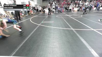 52 lbs Final - Harper Atkinson, Honey Badgers Wrestling Club vs Reno Ramos, Team Tulsa Wrestling Club